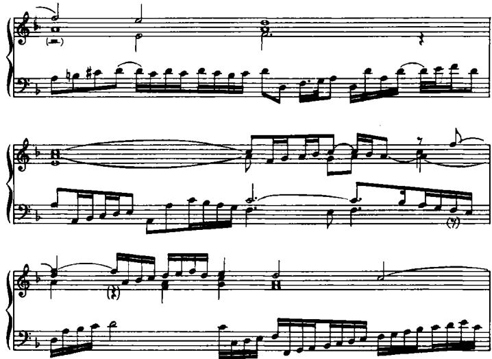 EXAMPLE 10.3 Merulo, Toccata ottava, quarto tono (1598), measures 12–14