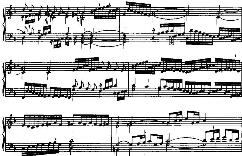 EXAMPLE 10.9 Toccata I, measures 16–21