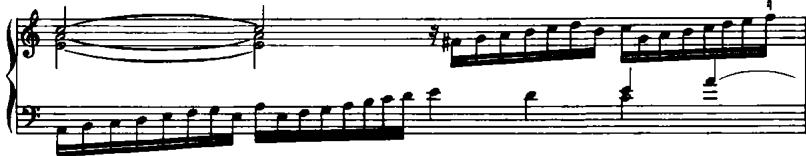 EXAMPLE 10.11 Toccata VIII, measures 13–17