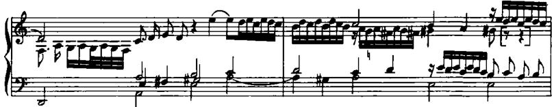 EXAMPLE 10.14 a. Toccata VI, measures 8–11