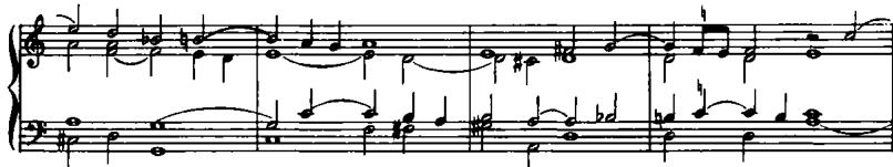 EXAMPLE 10.19 Toccata XII, measures 6–9