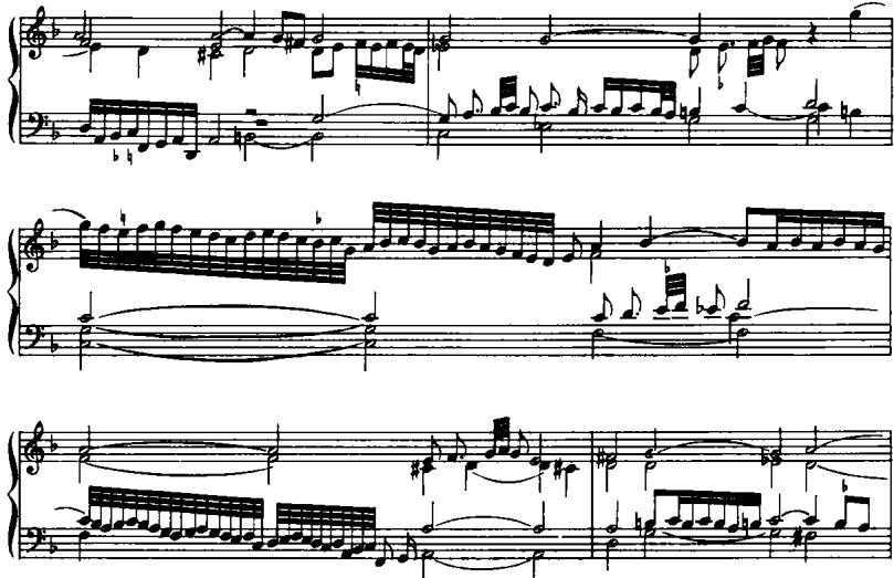 EXAMPLE 10.23 Toccata I, measures 9–13