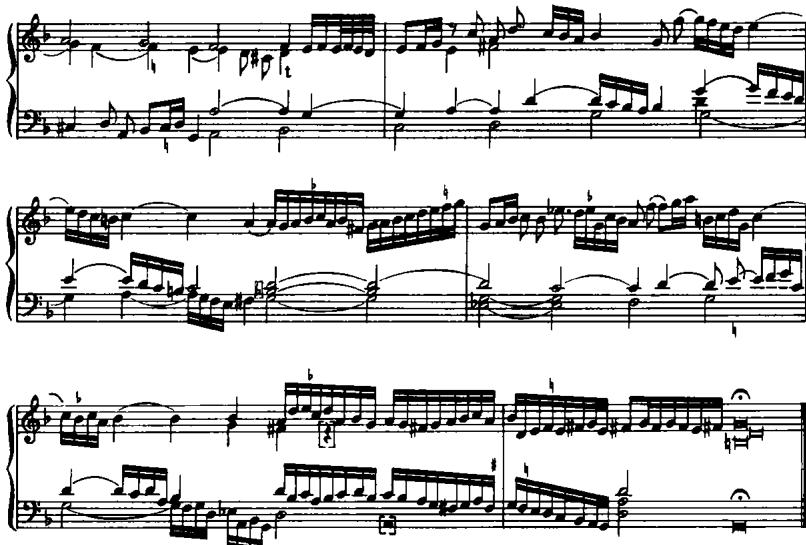 EXAMPLE 10.26 Toccata I, measures 35–40