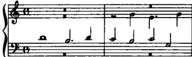 EXAMPLE 11.4 a. Capriccio III, measures 1–2