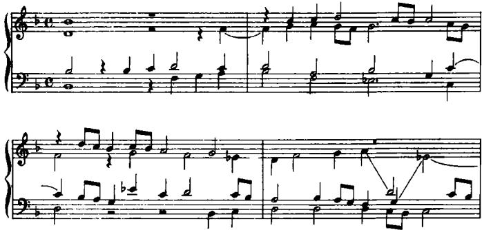EXAMPLE 11.10 Capriccio VI, measures 138–141
