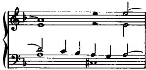 EXAMPLE 11.13 a. Capriccio di durezze, measure 3