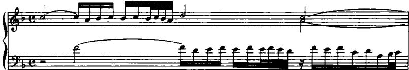 EXAMPLE 12.7 Toccata IX, measures 1–4