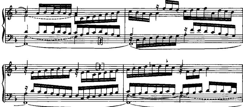 EXAMPLE 12.13 Toccata VI, measures 6–9