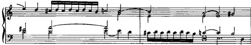 EXAMPLE 12.15 a. Toccata IV, measures 2–3