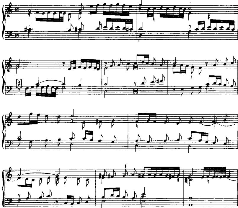 b. Frescobaldi, &ldquo;Ancidetemi pur,&rdquo; measures 1–10