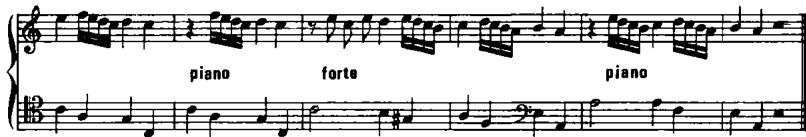 b. measures 78–83；lightful echo coda ending piano (Ex. 13.2). Structurally, the canzonas for CB/bc and CBB/bc follow the same general outline, but their texture is occasionally enriched by independent bass writing (Ex. 13.3).