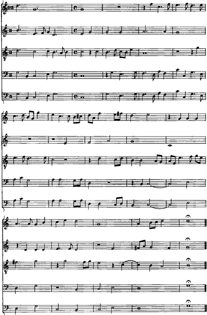EXAMPLE 13.10 Canzon prima sopra Rugier, measures 55–69