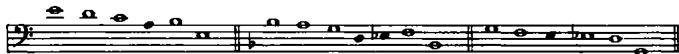 EXAMPLE 14.6 Passacagli basses