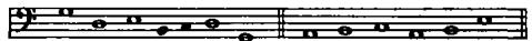 EXAMPLE 14.7 Ciaccona basses