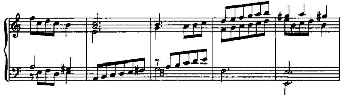 EXAMPLE 14.16 Cento partite, measures 301–305