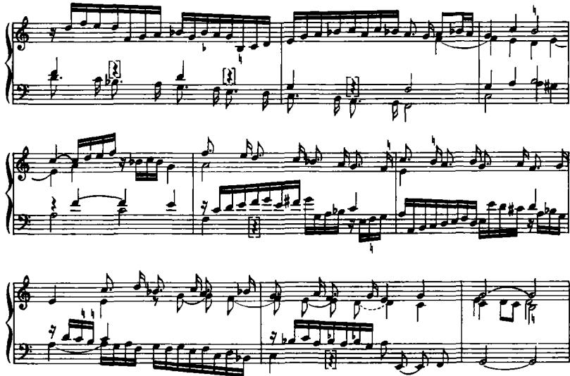 EXAMPLE 15.2 Toccate II/11, measures 51–59