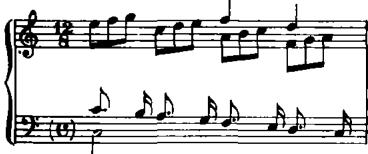 EXAMPLE 15.3 Toccate II/11, measure 60