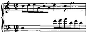 EXAMPLE 15.4 Toccate II/11, measure 22