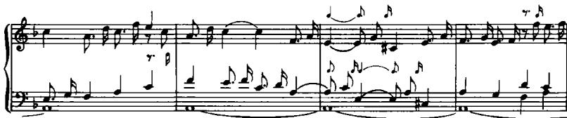EXAMPLE 15.6 Toccate II/6, measures 65–68
