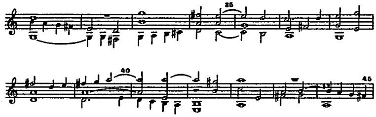 Ex.5.5, Valderrábano, Fantasia 25 (b.32-45).