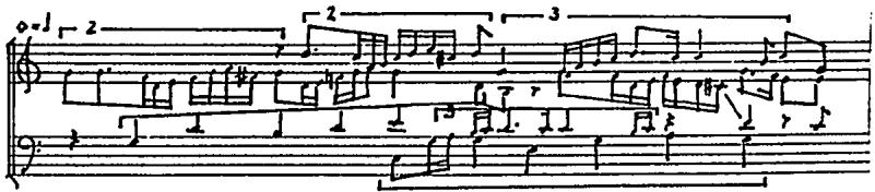 Ex.6.11, Pisador, Fantasia 9 (b.1-12).