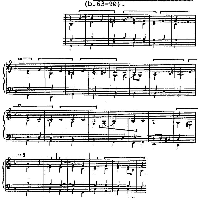 Ex.7.28, Fuenllana, Fantasia de consonancias, (b.63-90).
