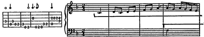 10；Ex.7.30, Fuenllana, Fantasia de redobles (b.1-19).