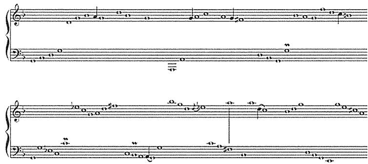 Figure 3: Excerpt from the Prelude to the Suite in g minor (1687)