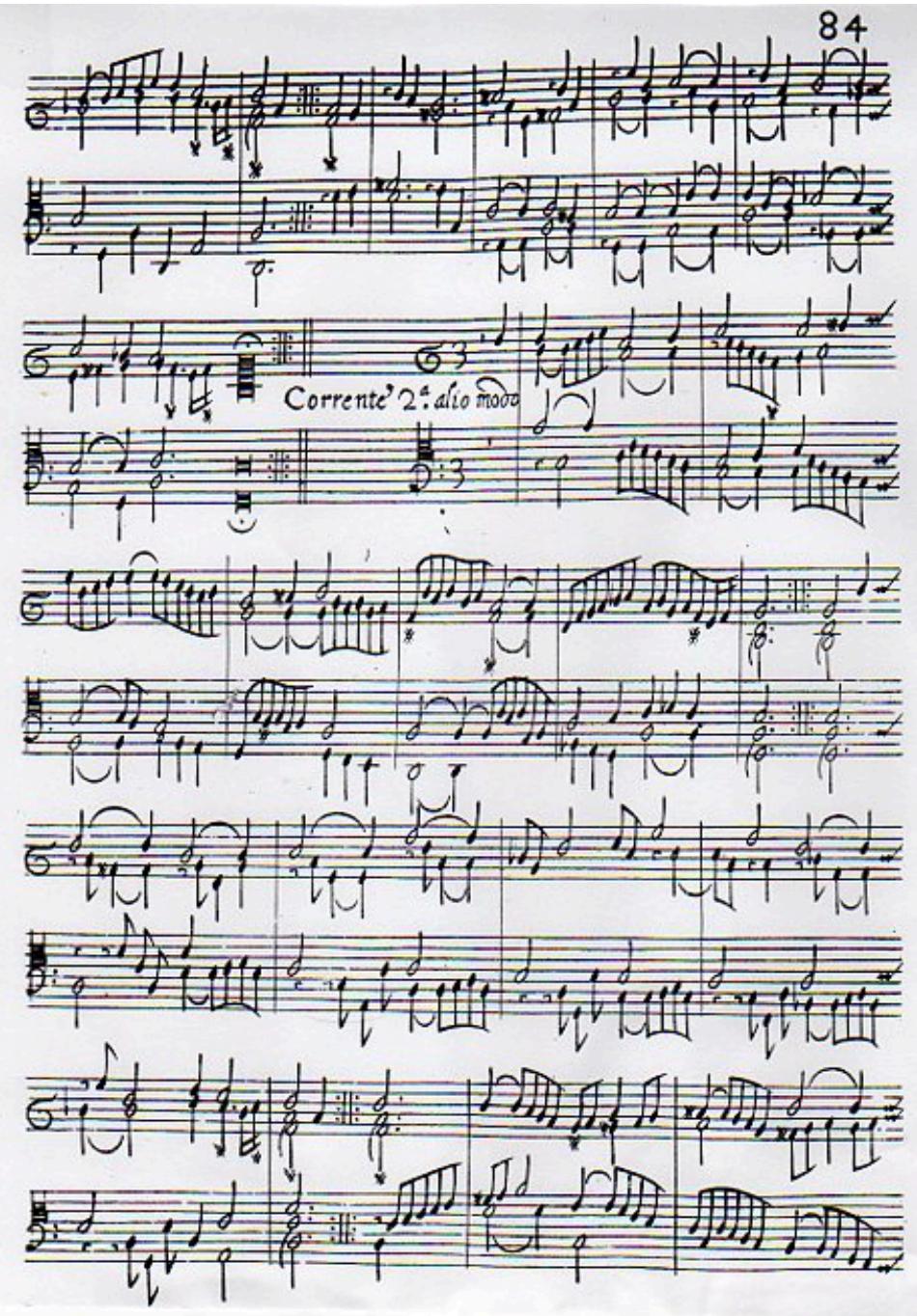 15.21 The combination of dance and variation procedures is carried a step further in the two variation-sets, which include dancelike sections. The Balletto employs a variety of triple mensurations: 3 (three halves), 3 (two dotted black halves), (six halves = two dotted wholes), 6/4. The dance-like sections are identified as Gagliarda (3 = three halves) and Corrente (3 = 6/4) in the Frescobalda, which is thus the first published variation-suite and presumably the model for Frescobaldi’s pupil J. J. Froberger’s amalgamation of the variation and the dance-suite in his Auf die Mayerin.
