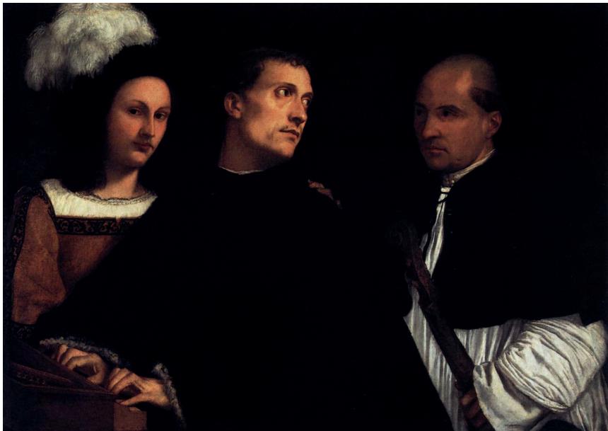Fig. 1: Tiziano Vecellio, Concerto o le tre età (c. 1507/08), Florence, Galleria Palatina, inv. Palatina n. 185, Public Domain, Wikimedia Commons (accessed 17 July 2023).