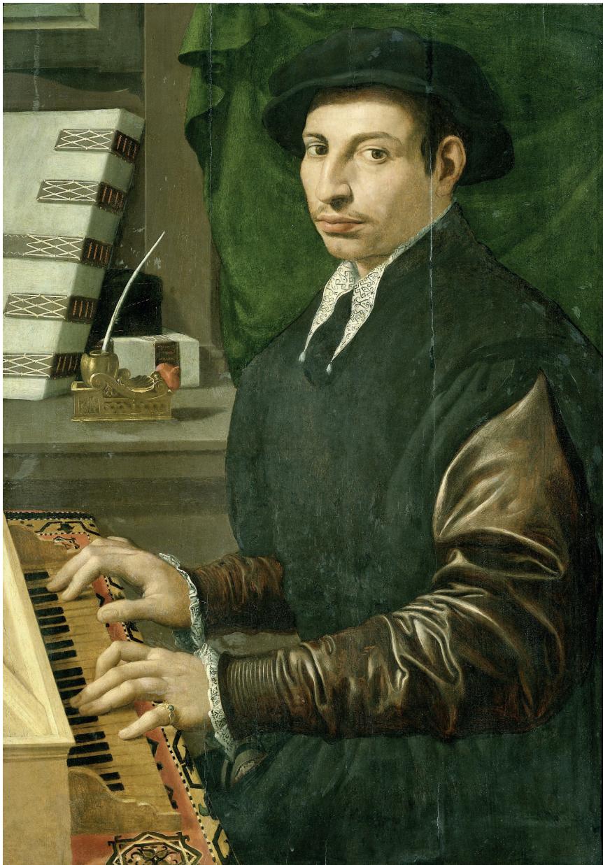Fig.  2: Francesco Traballesi (attr.), Uomo alla spinetta (c.  1570), Amsterdam, Rijksmuseum, Inv.  n. KS-a-503, CC0 1.0, <http://hdl.handle.net/10934/RM0001. COLLECT.6605> (accessed 17 July 2023).