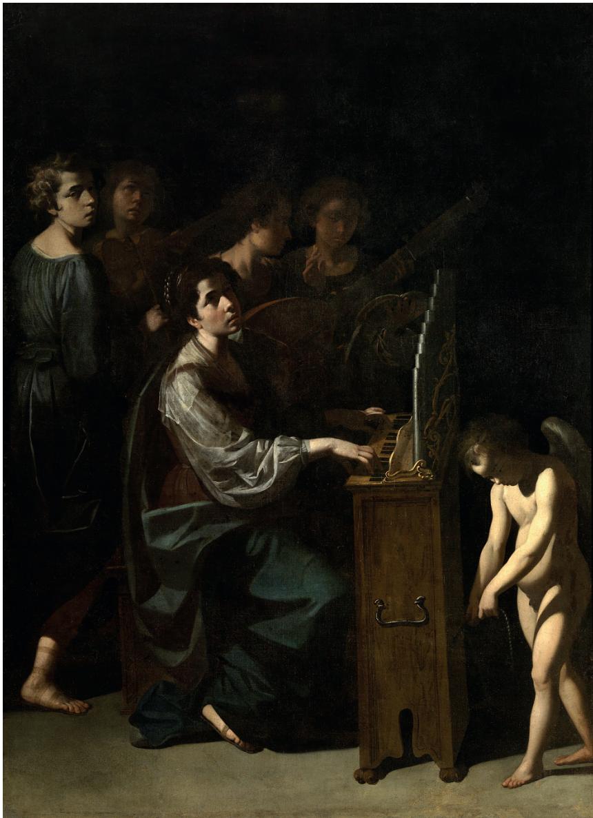 Fig. 13: Carlo Sellitto, S. Cecilia (1613), Naples, Museo di Capodimonte, Inv. n. Q 313, Public Domain, Wikimedia Commons (accessed 17 July 2023).
