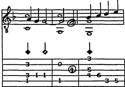 Example 2.12: # 35, &ldquo;Fantasia,&rdquo; compás 7-9. $^{142}$