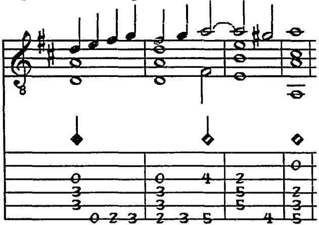 Pujol # 15, compás 52-54. Book One, fol. 18 $^{r}$ . Chantarelle edition 59.