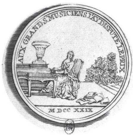Fig.1.3: Medalló commemoratiu d’ Elisabeth Jacquet