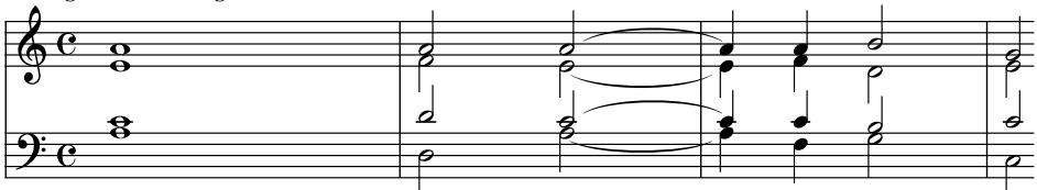 Originale Fassung von J. Arcadelt