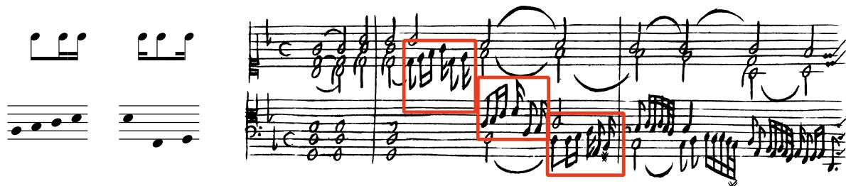 Beispiel 11: Girolamo Frescobaldi, Primo libro di toccate, Toccata Quarta (S. 10, T. 1–3)