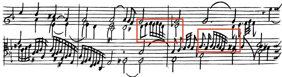 Beispiel 14: Girolamo Frescobaldi, Primo libro di toccate, Toccata Prima (S. 1, T. 8–10)