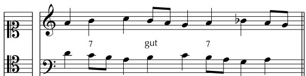 Beispiel 9: Transitus irregulares in Jan Pieterszoon Sweelincks Compositions Regeln40