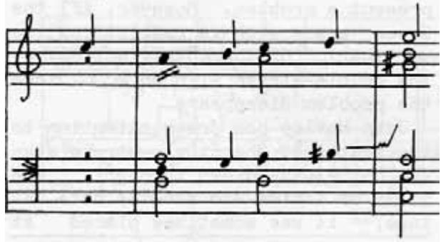 Ex.3b. from &lsquo;The 3d French Coranto&rsquo;/Byrd Forster p.18: MB xxvii, No.21c, bar 1；Ex.3c. from &lsquo;Grounde'9/Byrd