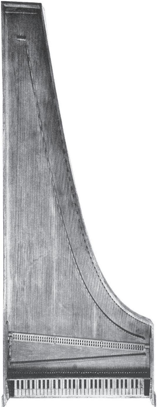 13 Harpsichord by an unknown Florentine maker (Grassi Museum, Leipzig, no.89; photo from Henkel, 1979, reproduced with permission)