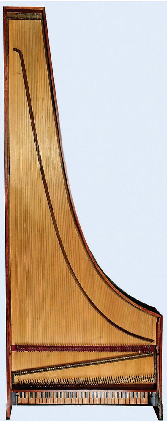 16 Plan of the Calisto harpsichord (photo by Bill Willroth, Sr.)
