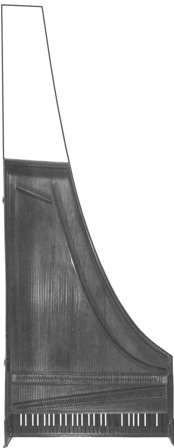 3 Reconstruction of the presumed original outline of Smithsonian 315,749 (photo: courtesy Smithsonian Institution, with additional drawing by the author)