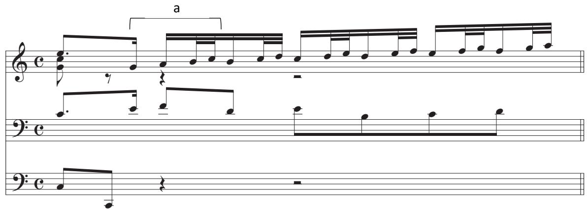 Figure 9 – Bach, Toccata, adagio et fugue en do majeur, BWV 564, mes. 32.