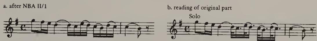 Example 2.10. BWV 232/8, &ldquo;Domine Deus,&rdquo; mm. 1-2: Flauto traverso