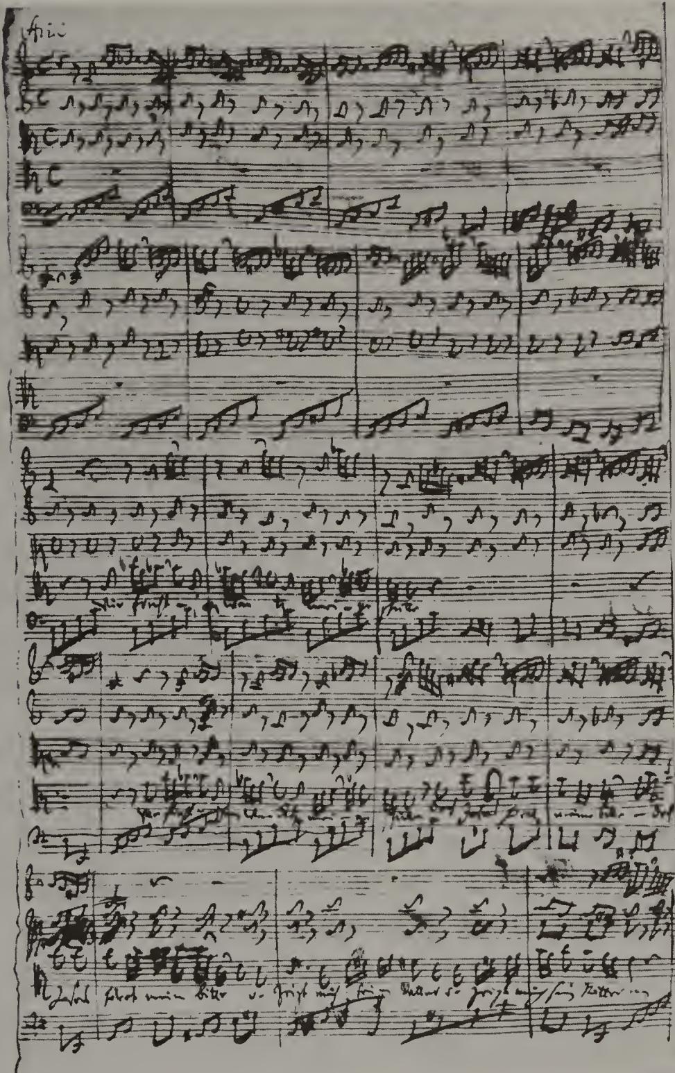 PLATE 12. Scheide, f. 6 $^{v}$ : BWV 33/3, mm. 1–19