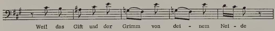 Example 6.13. BWV 215/5, mm. 133–37: Basso, final version