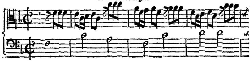 Contrapunto fugato.