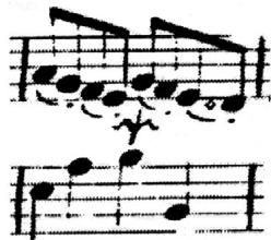 Example 6. F. W. Marpurg. Pieces de Clavecin. “Les Remouleurs, gaiment, sans presser”. Paris, c1747/48, p. 17