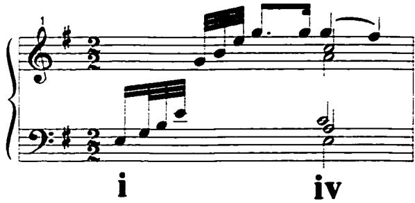 Example 6a: Toccata, m. 1.